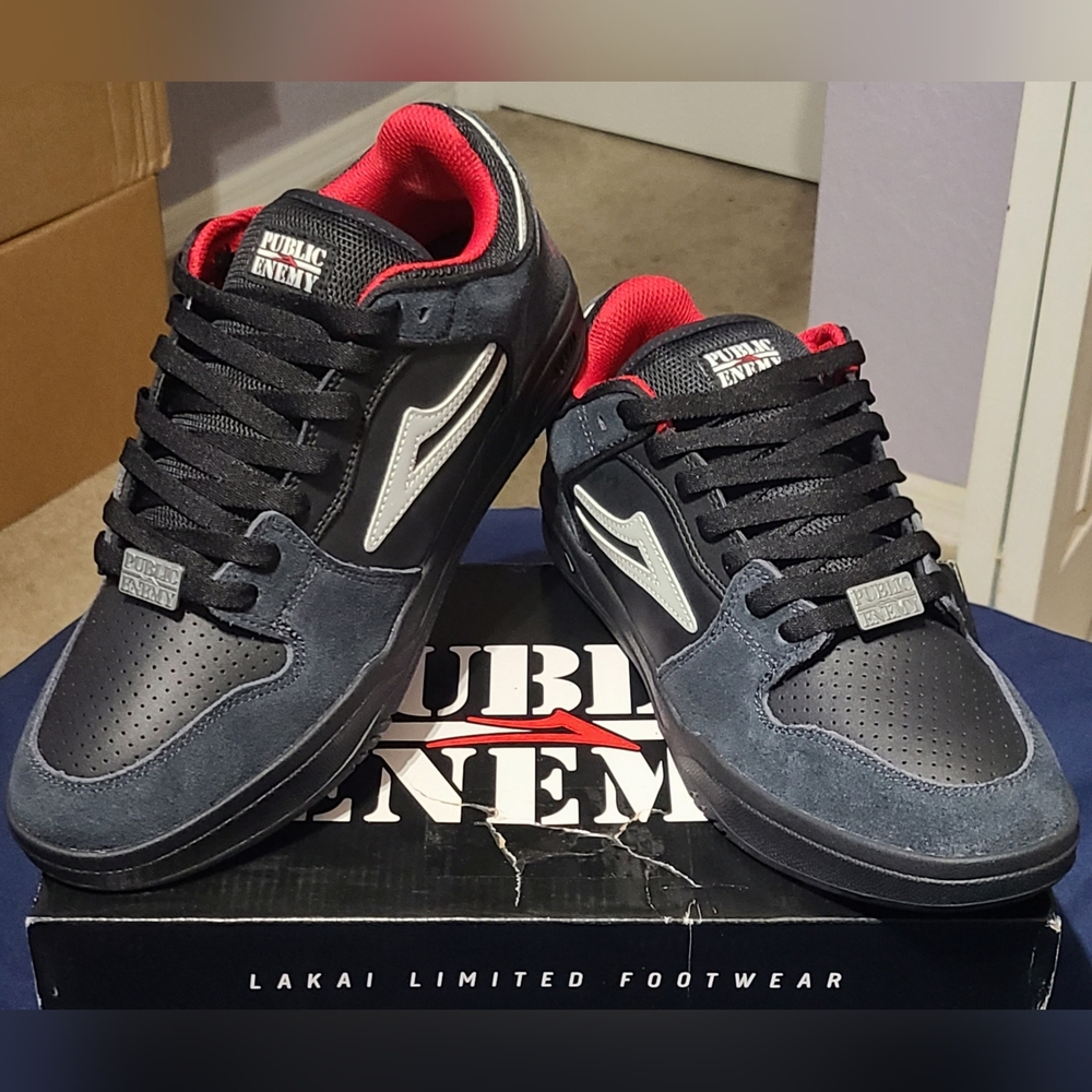 Lakai Telford "Public Enemy" Low, New In Box! Mens 10/Womens 11.5
